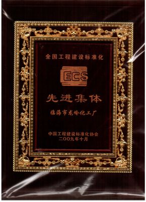 2009年全國工程建設(shè)標(biāo)準(zhǔn)化先進(jìn)集體
